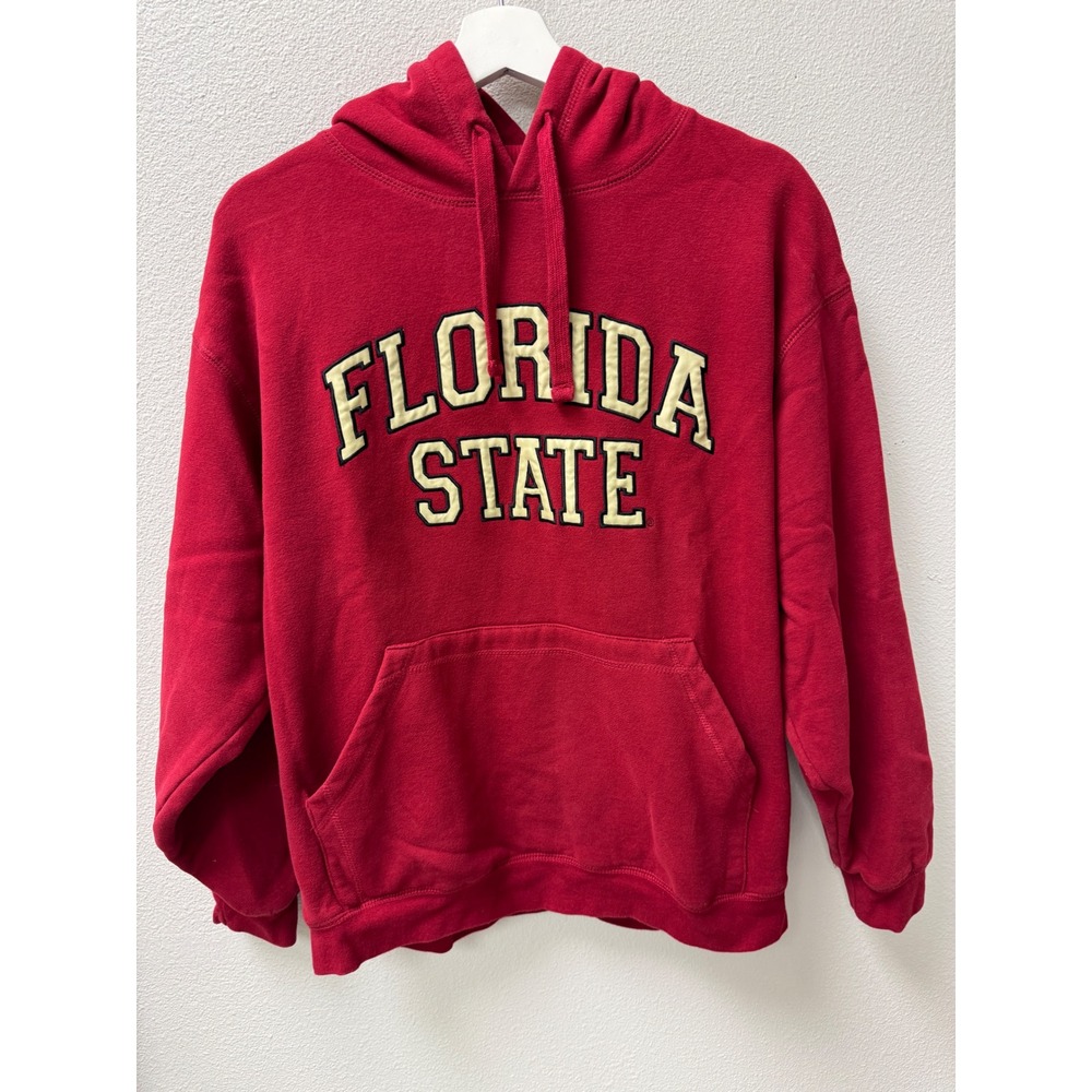 Florida‎ State Hoodie Red College Sweatshirt Embroidered Medium Campus Drive